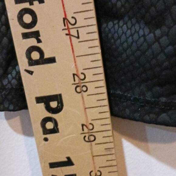 Free People black snake print Leggings size XS - Picture 9 of 9